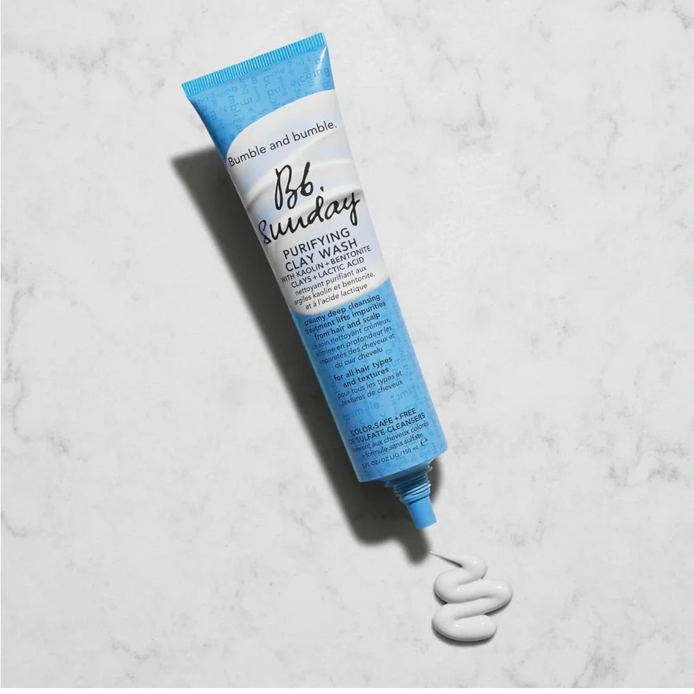 NWOT Bumble and bumble. Sunday Purifying Clay Wash | Detox Shampoo , 5 Fl Oz